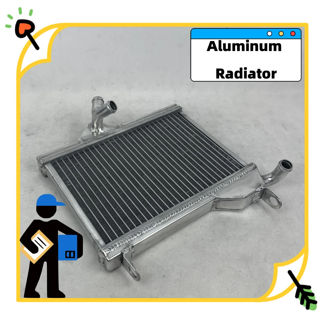 Radiador de Alumínio GPI Beyond Imagination para Yamaha RD350 RD250 1973-1975 - Resfriamento e Arrefecimento de Alta Performance