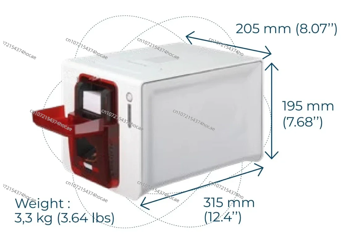 Gold SellerAutomatic printer Single-sided small and delicate plastic ID card printer