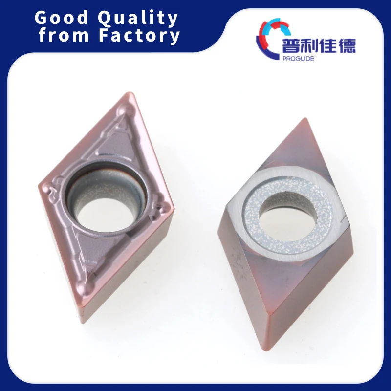 PROGUIDE DCMT11T302 DCMT11T304 DCMT11T308 MV CG5050 Carbide Insert Turning Tool Blades Cutter For Steel Stainless Steel