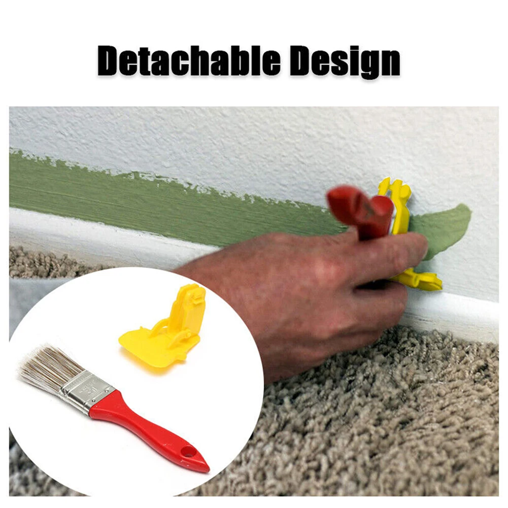 1 pz vernice Edger pennello Clean Cut Profesional Edger pennello Edger strumento pennello multifunzione strumento di decorazione Hardware per la casa