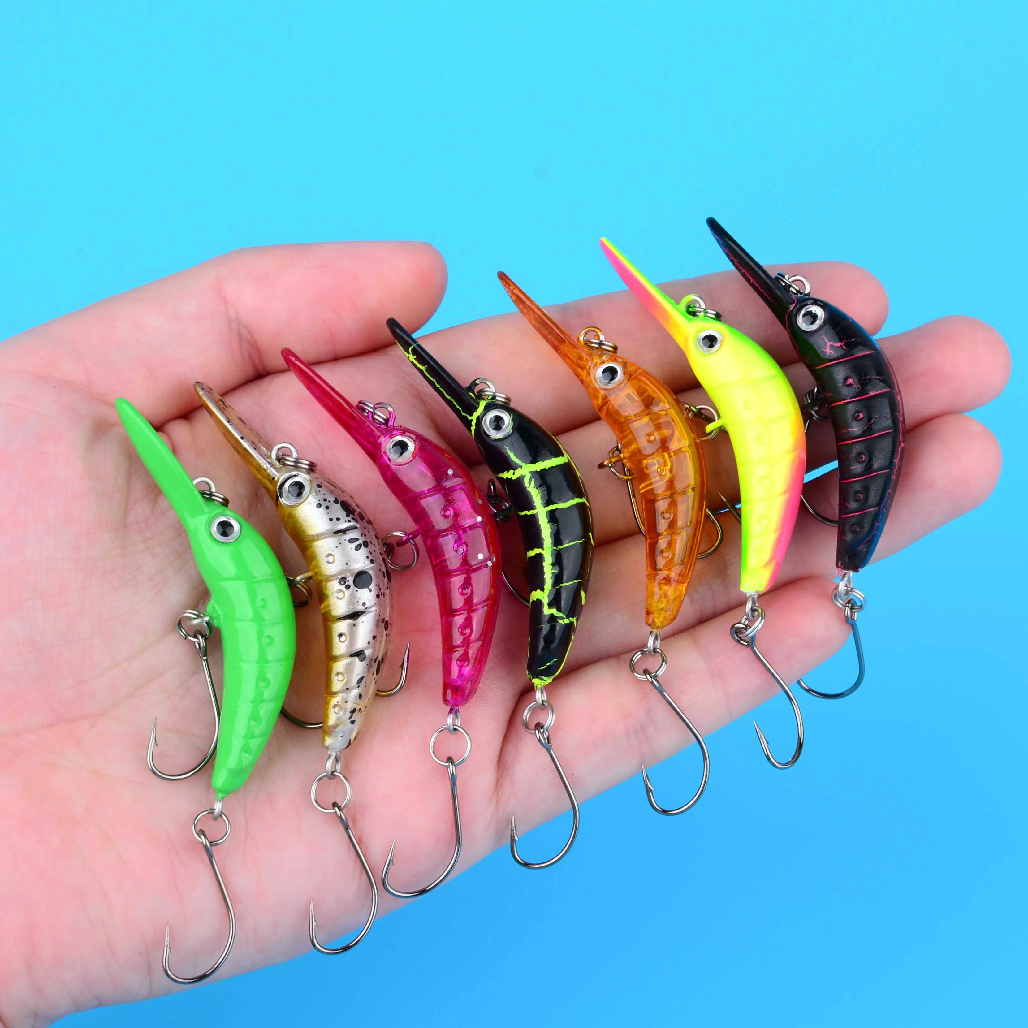 Señuelo Minnow hundimiento tipo Crankbait para lucio, lubina y trucha - imagen 2