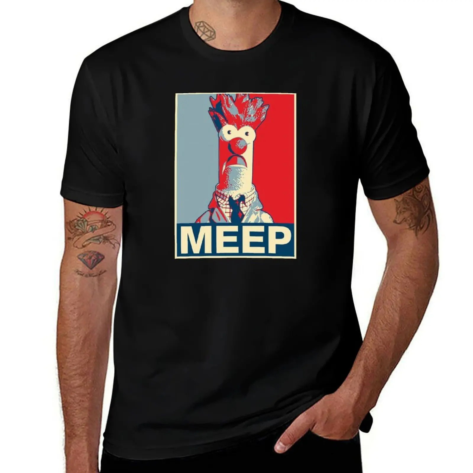 Beaker Meep Pop Art T-Shirt Casual Loose Fit Summer Tee Shirt T-Shirt
