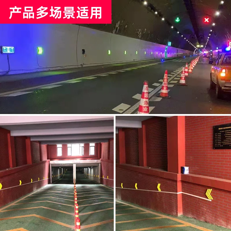 Luminous Lamp Tunnel Sign Traffic Indication Road Kart Track