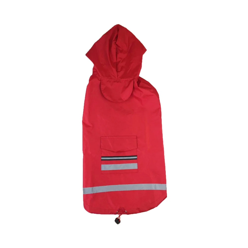 

Waterproof Medium Large Pet Dog Clothes Outdoor Dog Coats Dog Raincoat for Dogs Reflective Golden Retriever(Red,4XL)