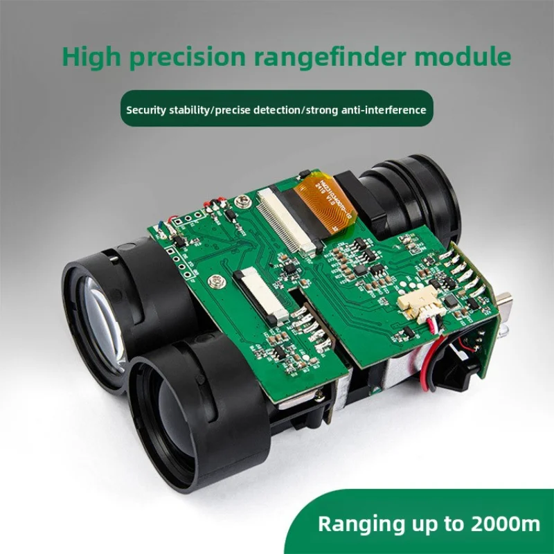 

800 High-Precision Laser Ranging Module, Pulse Flight, Outdoor Laser Ranging Sensor