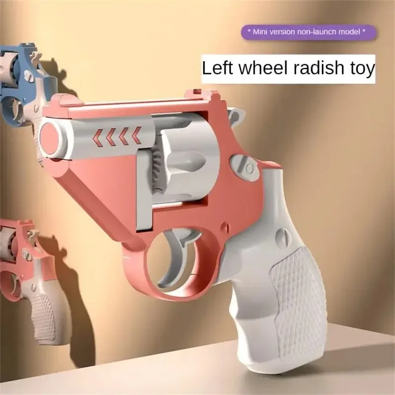 3D Printed Mini 1911 Fidget Blaster Rotatable Fidget Toy Anxiety Relief Pocket Toy Creative Novelty Gift for Teens Adults