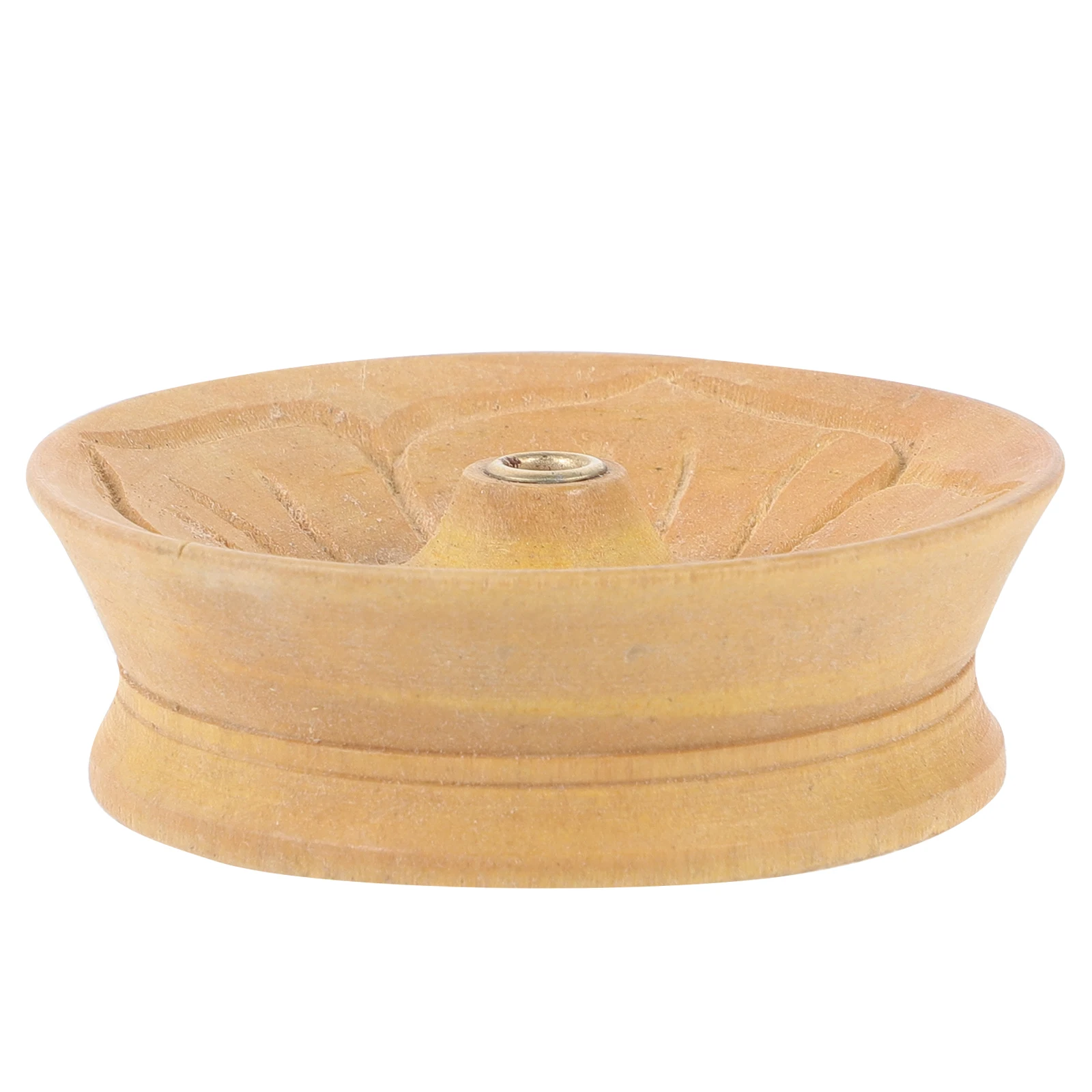 

1pc Lotus Burner Wooden Stick Holder Table Decoration Desktop Ornament For Home Office Bedroom Yoga Spa Meditation