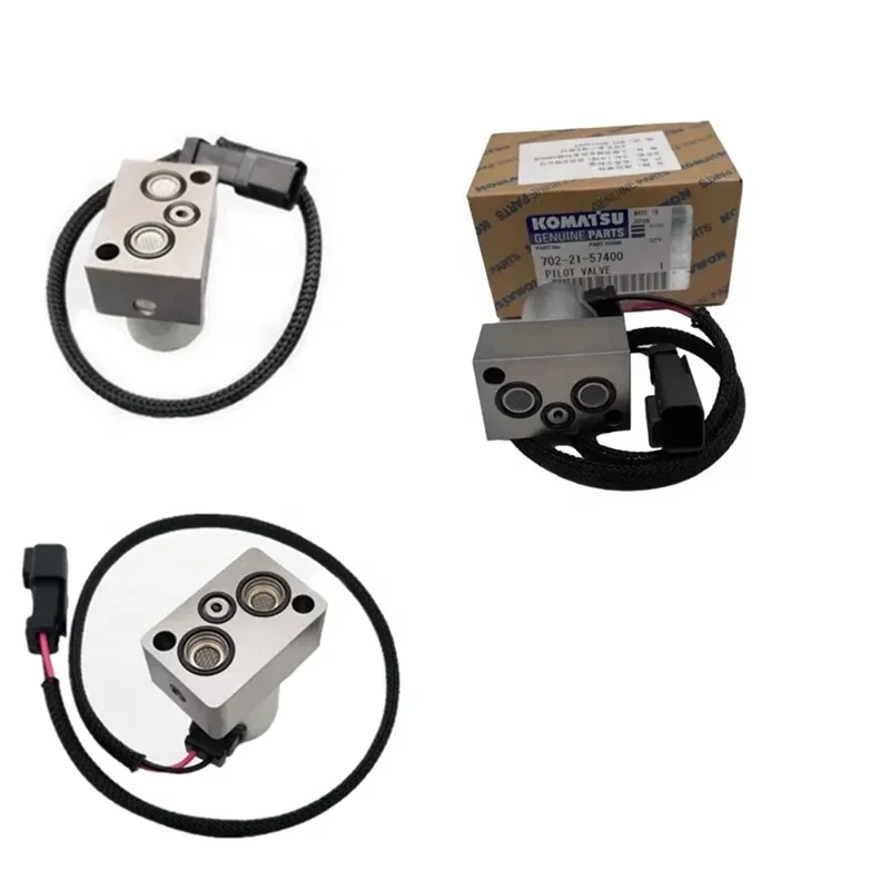 702-21-5740 0 لكوماتسو PC160 200 300 360 400-7-8 مضخة هيدروليكية مضخة كبيرة أجزاء حفارة الصمام الكهربائي النسبي #2