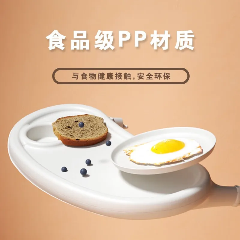 อุปกรณ์เสริมรถเข็นเด็ก T6 จานอาหารสำหรับเด็ก ถอดออกได้ ติดตั้งง่าย วัสดุ PP