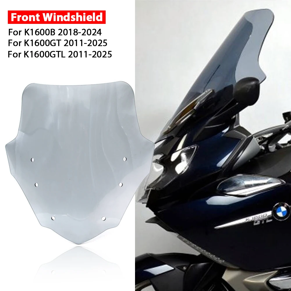 

K1600 GT /GTL /B Windshield Motorcycle Height Raising Front Windscreen For BMW K1600GT K1600GTL K1600B Wind Deflector 2018-