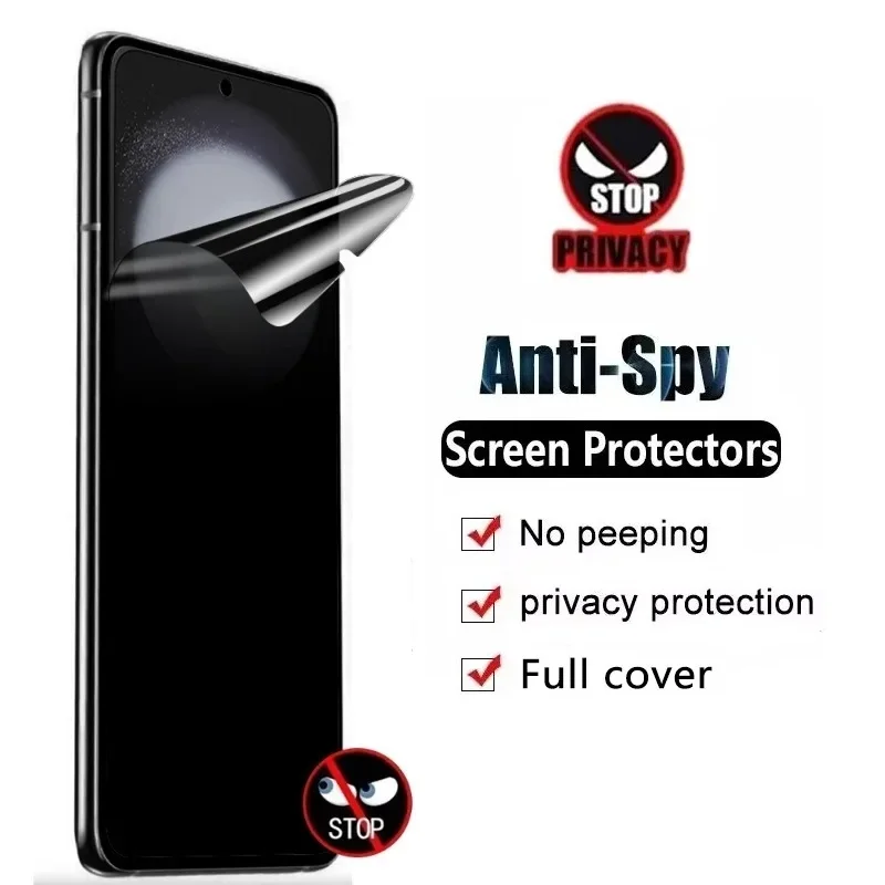 Anti-Spy Privacy Hydrogel Film Screen Protector For Samsung Galaxy A05s M34 F54 A14 A24