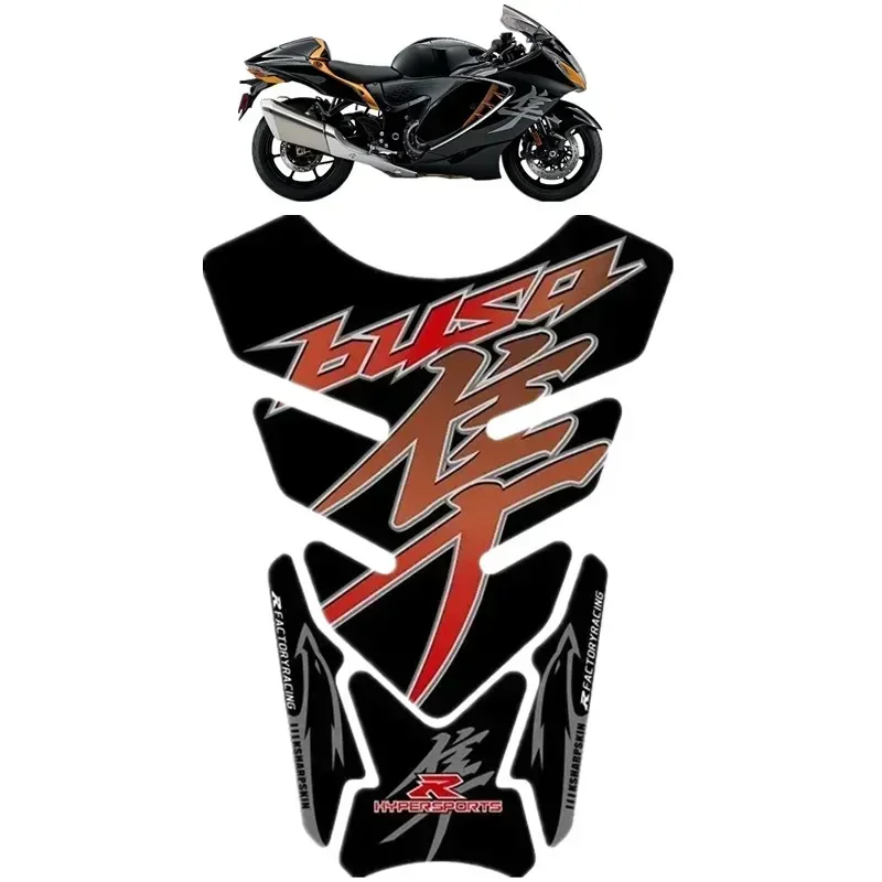 For GSX1300R GSXR1300 Motorcycle Tank Pad Protector 3D Gel Sticker Decal GSXR 1300 - 3 Motor