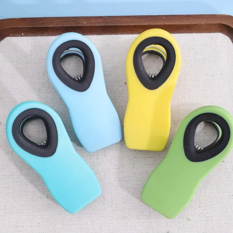 5-20pcs Magnet Reusable Sealing Bag Clip with Magnet Portable Refrigerator Sticker Multifunctional Storage Clip for Office Home