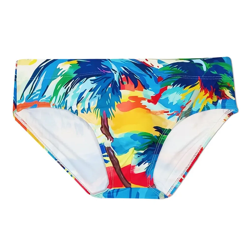 2025 Ink Art Swimwear Men Bikini Mens Swim Briefs Slip Sexy Push Up Pouch Swimwear Man Swimming Trunks Beachwear Bathing Suit