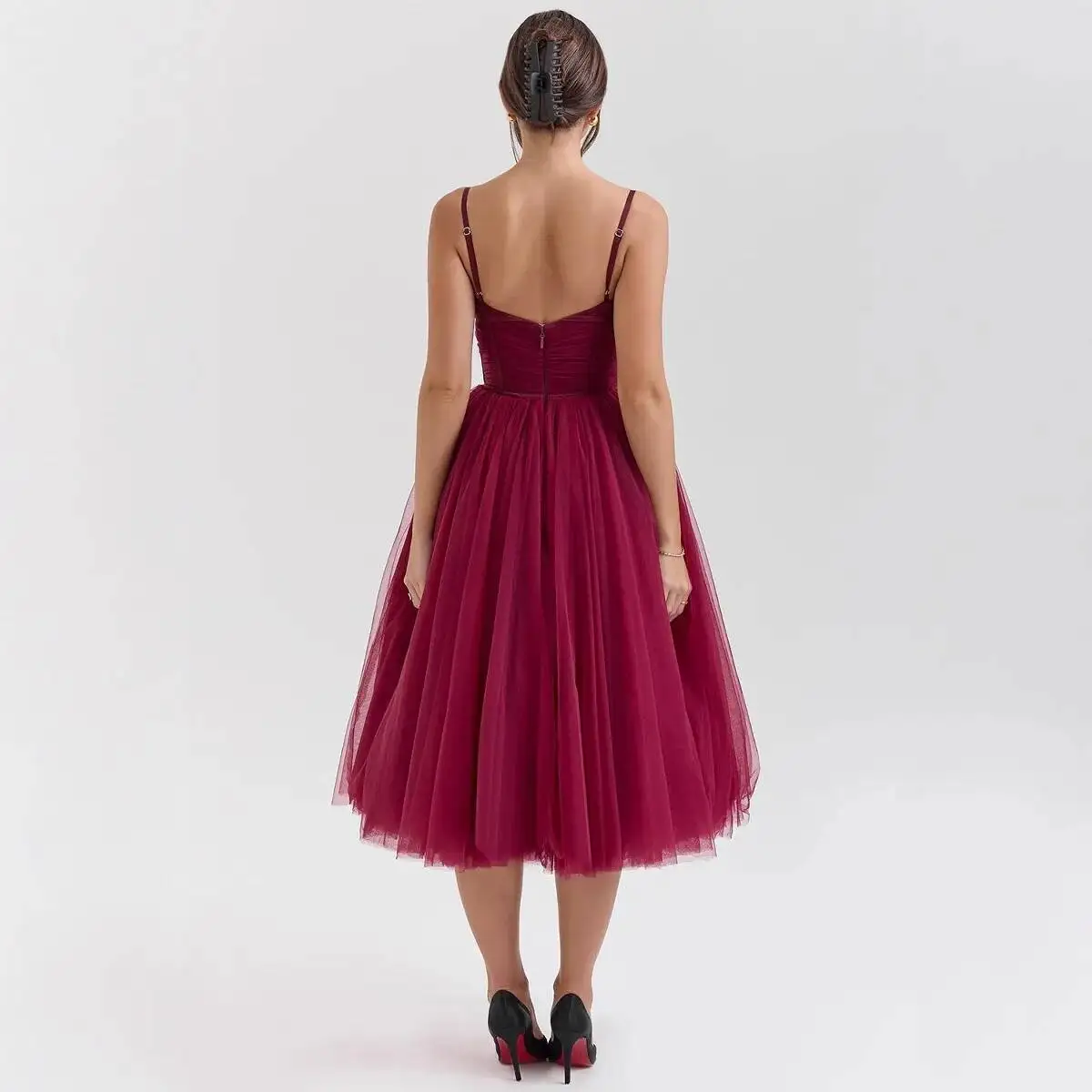 

New Sexy Strap 2026 Backless Casual Dress INS Dress Gown Christmas Party