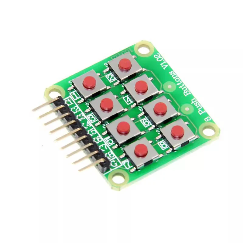 2x4 Keypad 4x2 Keypad 8 Push Buttons V1.00 Key Board Matrix Keyboard Button for Arduino AVR PIC 2*4 Module AVR PIC