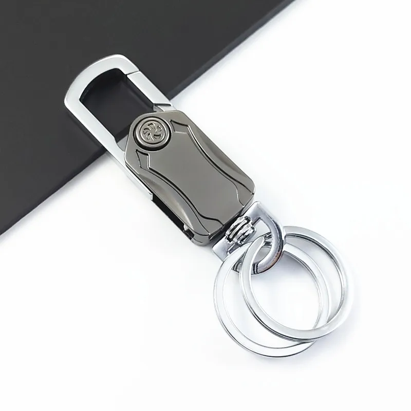 Keychain, Carabiner Keyring, Key Fob with Rotating Key Ring, Bottle Opener Gift for Father/Dad, Husband, Boyfriend, Guest