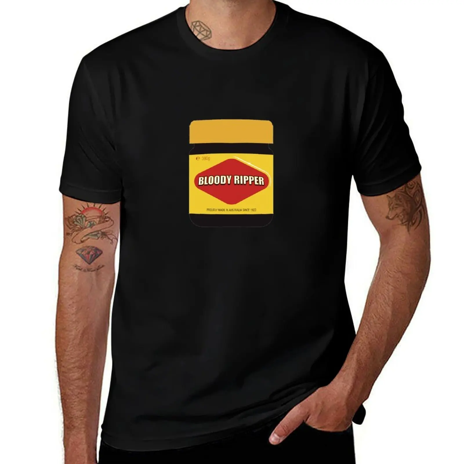 

BLOODY RIPPER VEGEMITE T-Shirt funny t shirts man anime tshirt T-Shirt