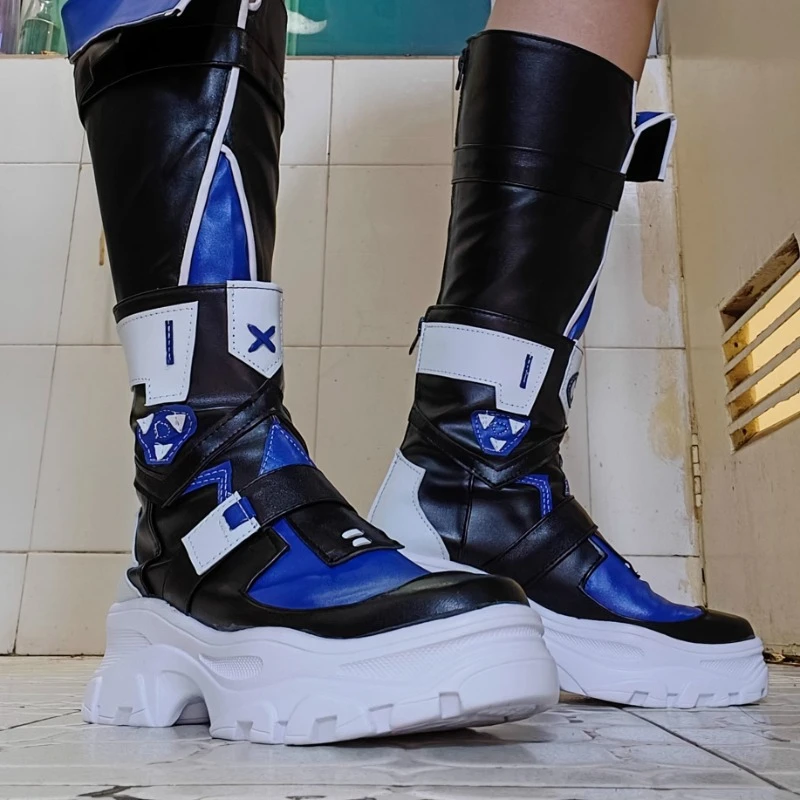 Game Honkai: Star Rail Silver Wolf Cosplay Shoes Boots Halloween Carnival Party Props Footwear Costumes Accessories Custom Made