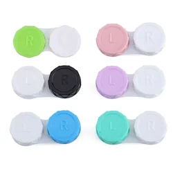 1 PCS Glasses Cosmetic Contact Lenses Box Contact Lens Case for Eyes Travel Kit Holder Container Travel Accessories Wholesale