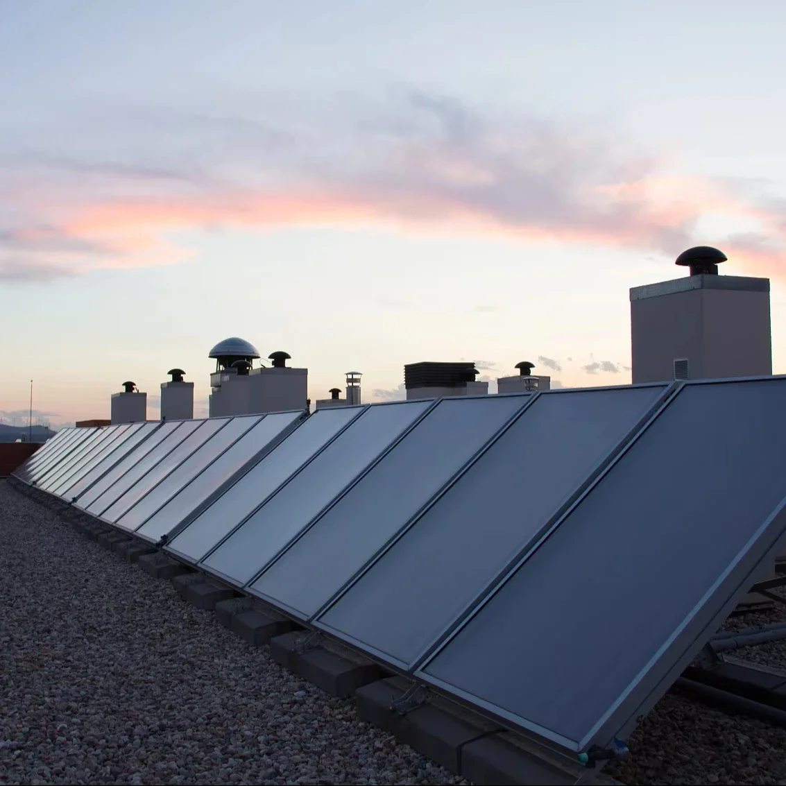 Large Size Flat Plate Solar Collector for Heating with 100l tank