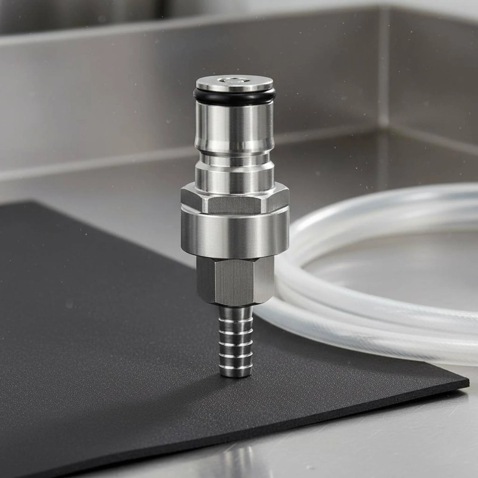 

1/4 Barb Ball Lock Disconnect Stainless Steel MFL Ball Lock Disconnect Beer Keg Adapter Easy Connect Brewing Hardware