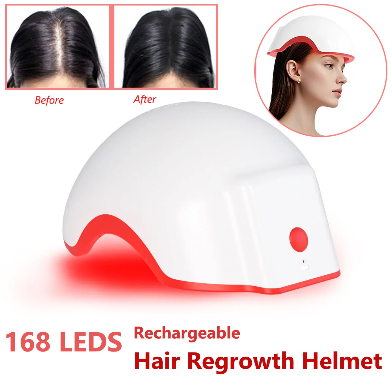 Red Light Therapy Device Hat Near Infrared LED Treatment Helmet for Hair Growth Cap Prevant Loss Head Relaxation Relief Scalp