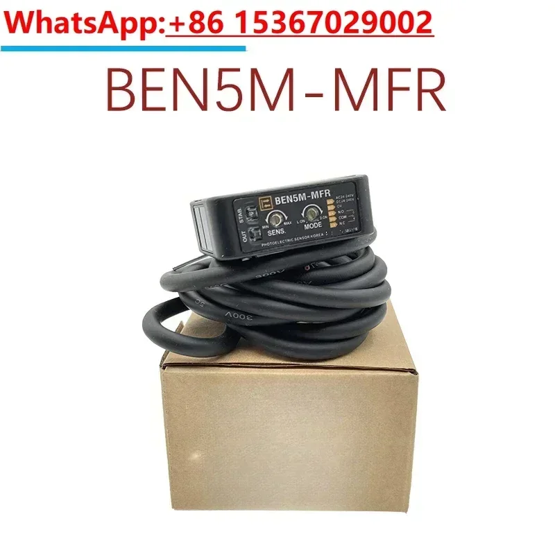 

BEN5M-MFR AC/DC Retroreflective Photoelectric Switch Sensor Sensing 5 Meters Relay Output 100% New High-Quality