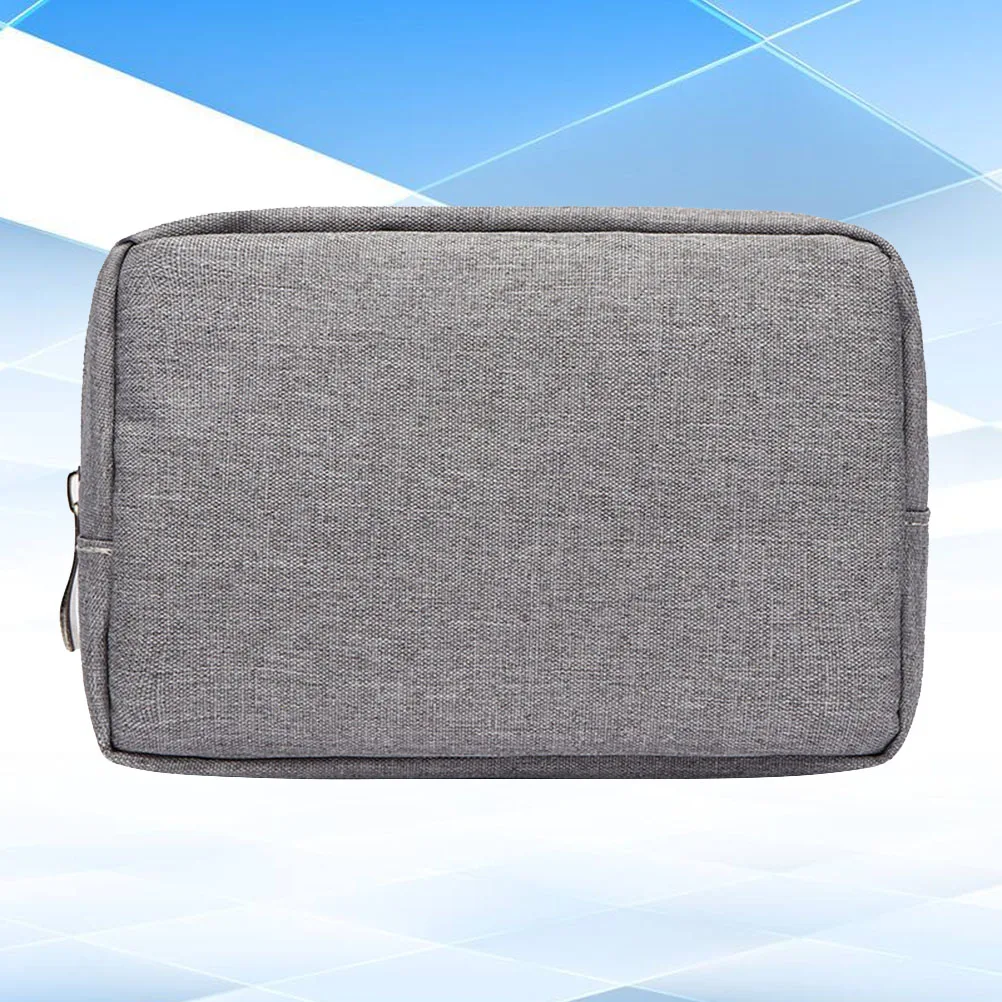 

Accessories Storage Bag Power Bank Earphone Hard Drive Sturdy Zipper Design Dustproof Travel Business