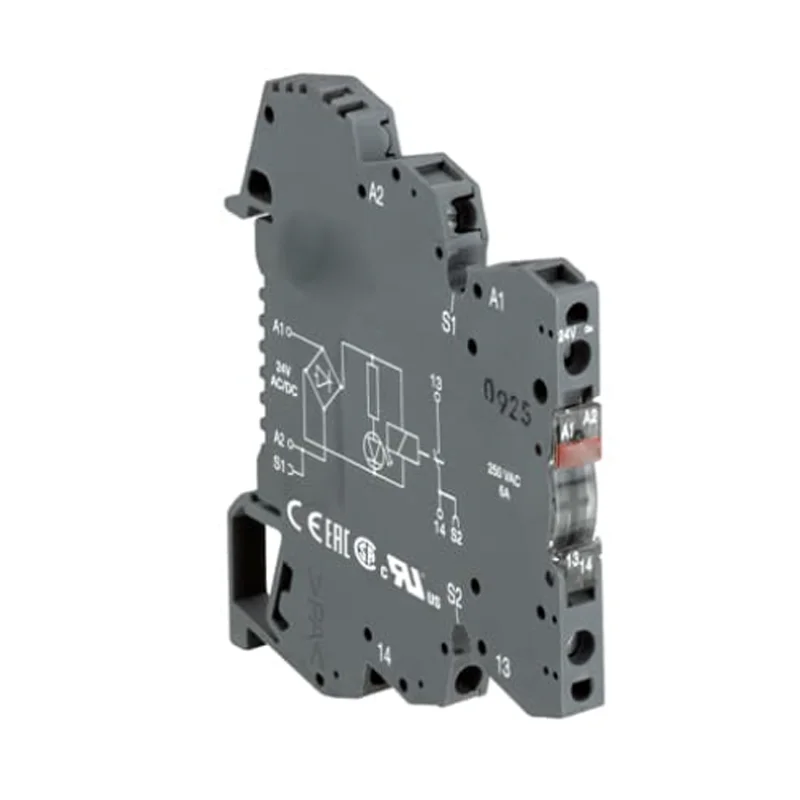 1-個の新しい-rb121-24vuc-インターフェースリレー-r600-1c-o、a1-a2-24vac-dc、5-250vac-10ma-6a