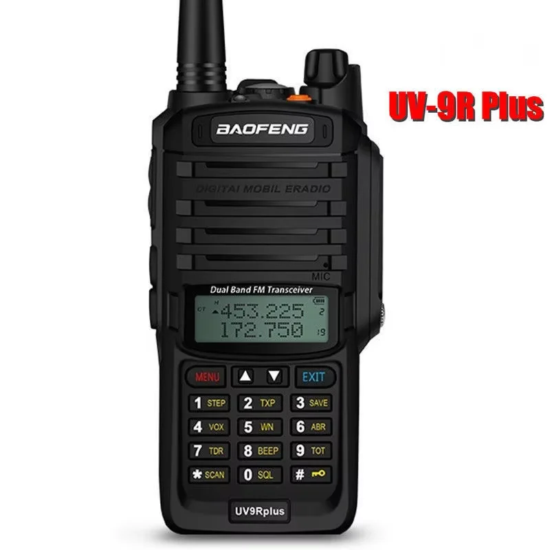 Baofeng UV-9R Plus Waterproof Walkie Talkie UV9R PLUS Dual Band Long Range BF-UV9RPlus Portable Transceiver CB Hunting Ham Radio