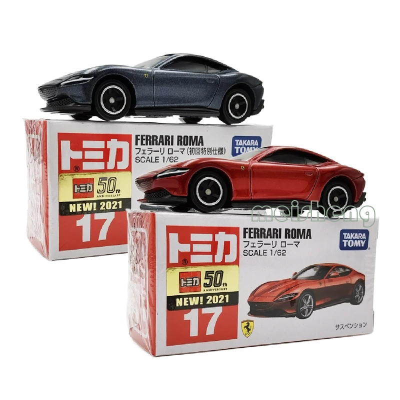 

Модель автомобиля TAKARA TOMY, игрушки для мальчиков, имитация сплава, подарки Tomica Ferrari ROMA, спортивный автомобиль, игрушка 1/64