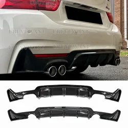 F33 F32 F36 Diffuser Rear Lip For BMW 4 SERIES M SPORT M4 2013-2020 Accessories ABS Rear Diffuser Bumper Lip Spoiler Auto Parts