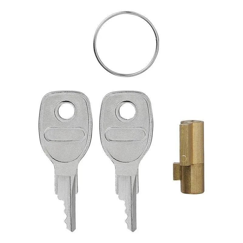 Anti-Theft Trailer Coupling Hitch Lock With 2Keys Insertable Security For Caravans RVs Truck Boats Coupling Copper Lock Cylinder