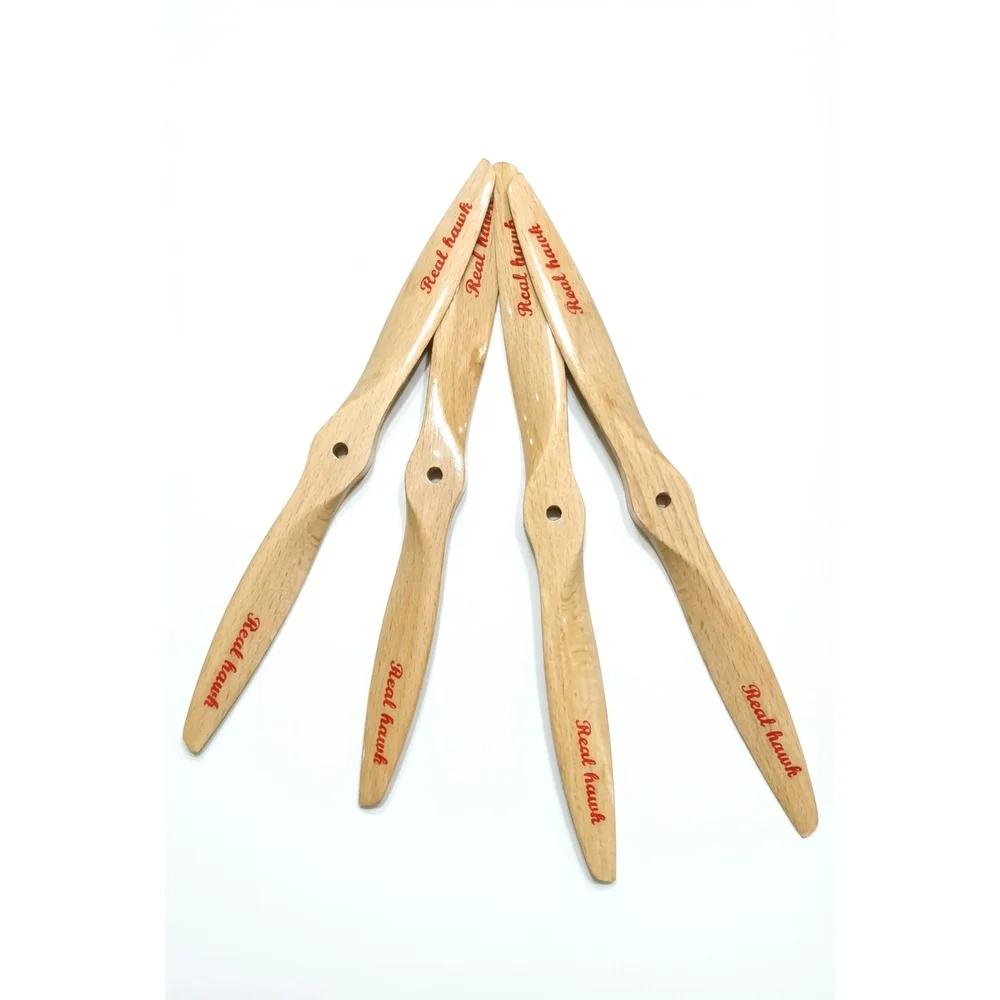 30in Beech Wood Propeller for Nitro Gas RC Warbird Fixed Wing Scale Model, Replacement Parts CCW/CW High-Efficiency