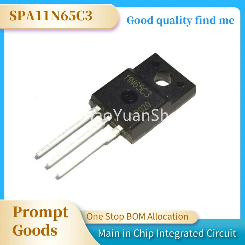 1PCS/Lot SPA11N65C3 11N65C3 650V 11A MOSFET In Stock