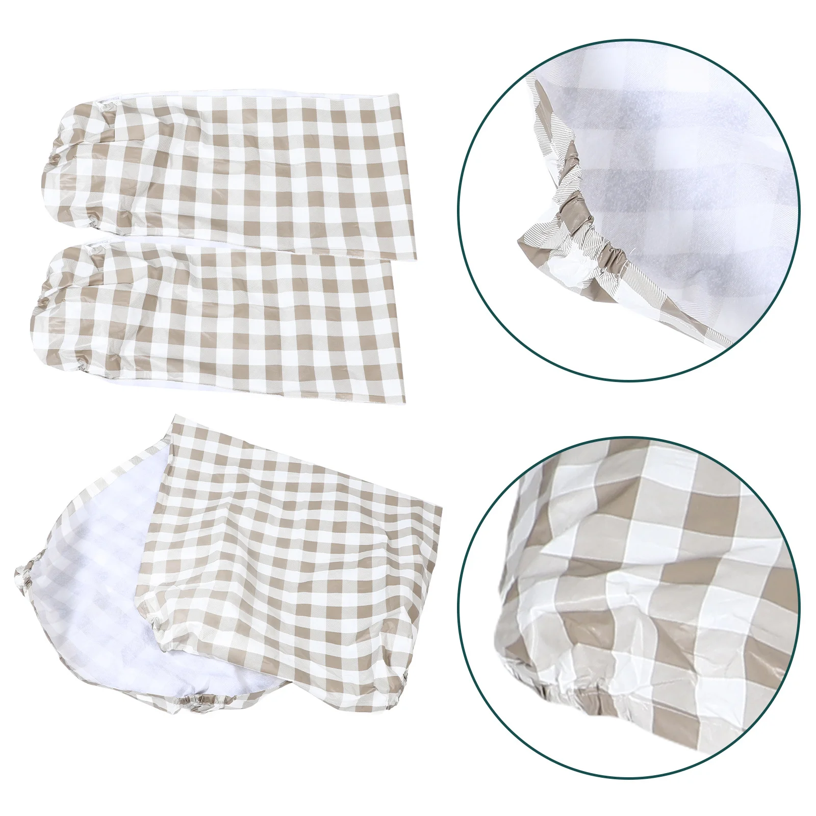 

1Set Outdoor Table Cover with Bench Covers Camping Picnic Tablecloth Set Water Resistant Fitted Tablecloth for Travel