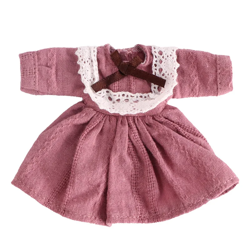 Ob11 Doll Clothes Lolita Dress Set Doll Pleated Skirt Doll Accessories For Obitsu11, Molly, Gsc, Ufdoll, Ymy Body , 1/12bjd Doll