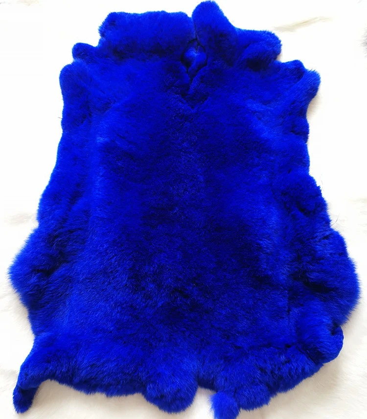 Real Fur Rex Rabbit Skin Set, DIY Mobile Bag, Rex Collar Garment, Leather Fur Rabbit Hair, 45x28cm, General Set