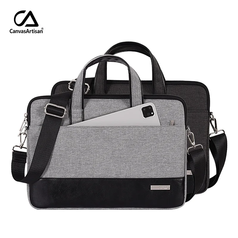 

Brand Messenger Handbag Laptop Bag 13,14,15,15.6,16 Inch,Nylon Waterproof Shoulder Case For MacBook Air Pro Notebook Patchwork