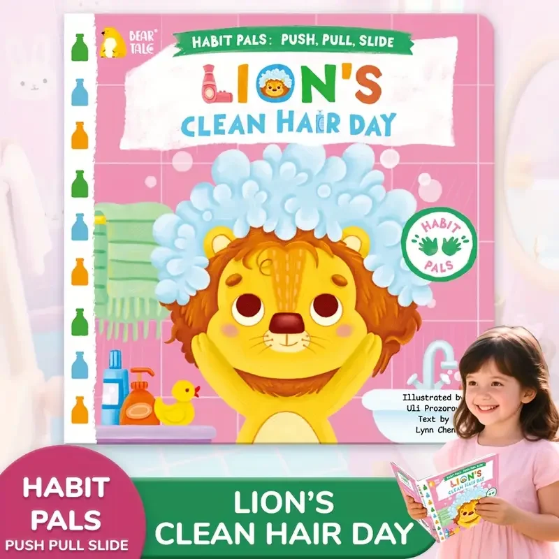 

Baby Busy Book, Lift-The-Flap Interactive Sensory Book, Good Behaviors Clean Habit Daily Routine, English Early Learning