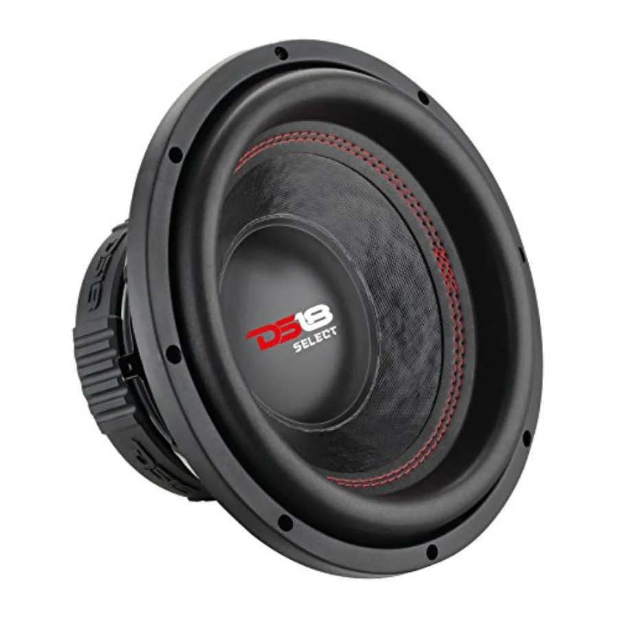 

SLC-10S Subwoofer for home theater and music systems, black aluminum 4-layer voice coil and black steel frame, 440W max power,