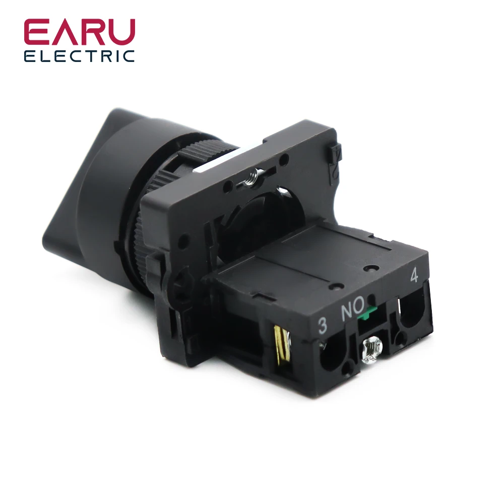 XB2-ED21 XB2-ED25 XB2-ED33 XB2-ED53 2 3 Position 1NO1NC 1NO 2NO Latching Self-Lock Momentary Selector Rotary Push Button Switch