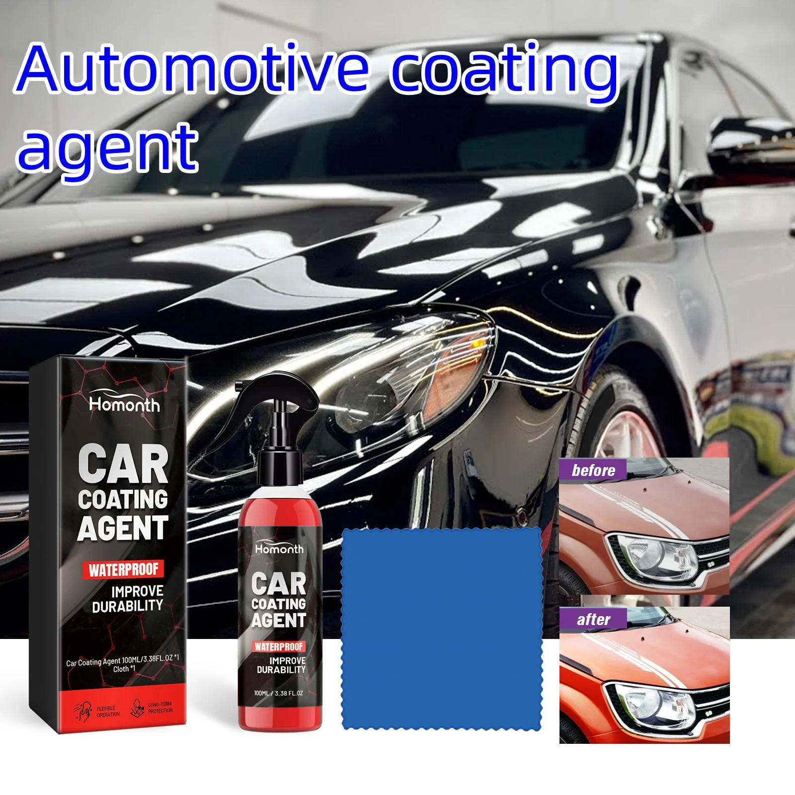 

Car Ceramic Coating Polishing Car Shield Coating Spray Car Coating Spray High Protection Quick Coating Spray 100ml Coating Spray