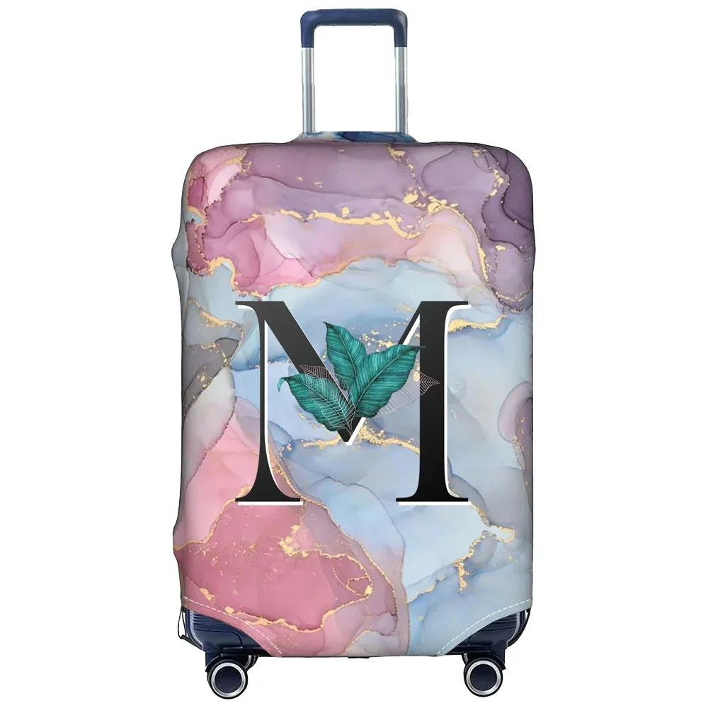 Luggage Cover Stretch Fabric Suitcase Protector Baggage Dust Case Cover Suitable for18-32 Inch Suitcase Case Leaf  Series