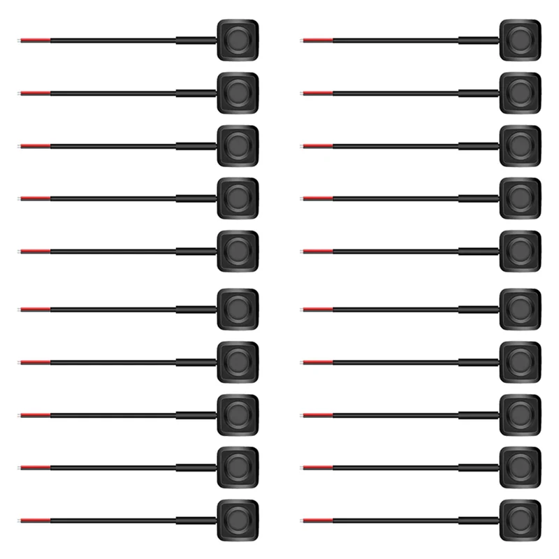 

RALCA-20Pcs Rocker Switches, Momentary Push Button Switch Surface-Mount On/Off Horn Buttons For 12V/24V Industrial Control