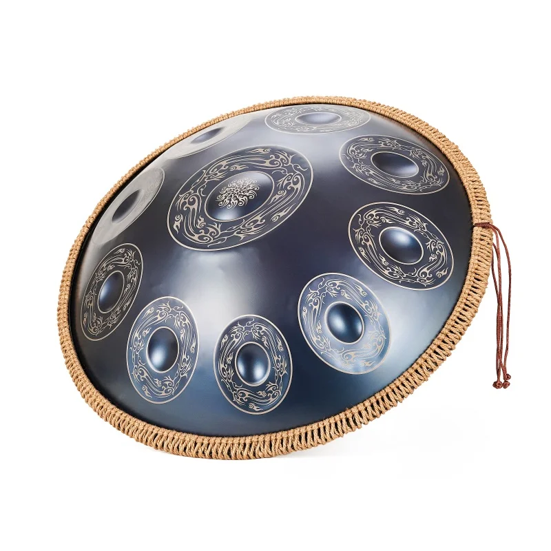 22 Inch 440Hz Professional Handpan Drum 9 10 12 14 Notes D Kurd Pantam Drum Yoga Meditation Sound Therapy Beginner Stage Handpan