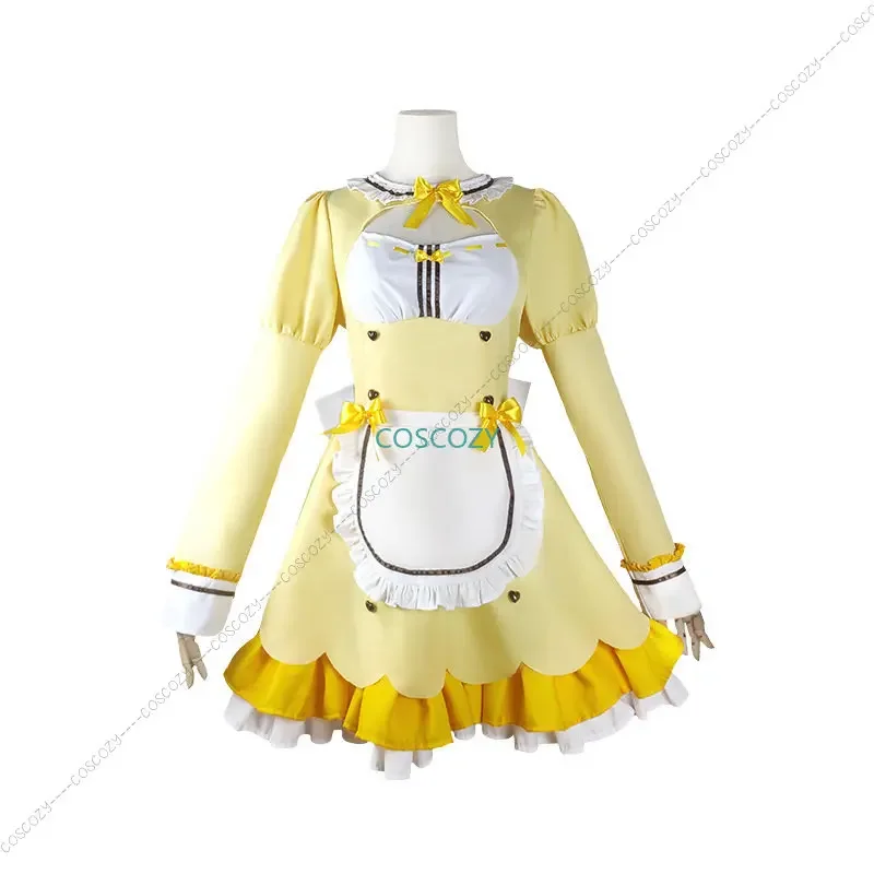 Anime chocolate vanilla cosplay costume maid Lolita Dress cute Neko girls women costume Halloween evening show outfit