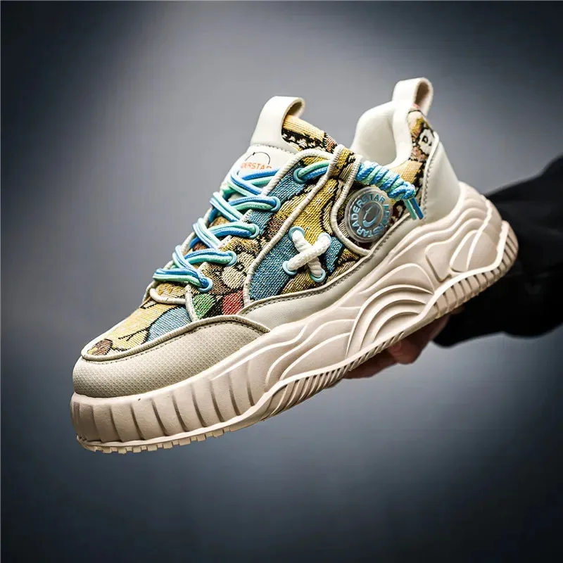 

Sneakers 2025 Male Chaussures Leisure Footwear Hombre Deportiva Platform Shoe Spring Rubber Classics Men In Man Casual Shoes