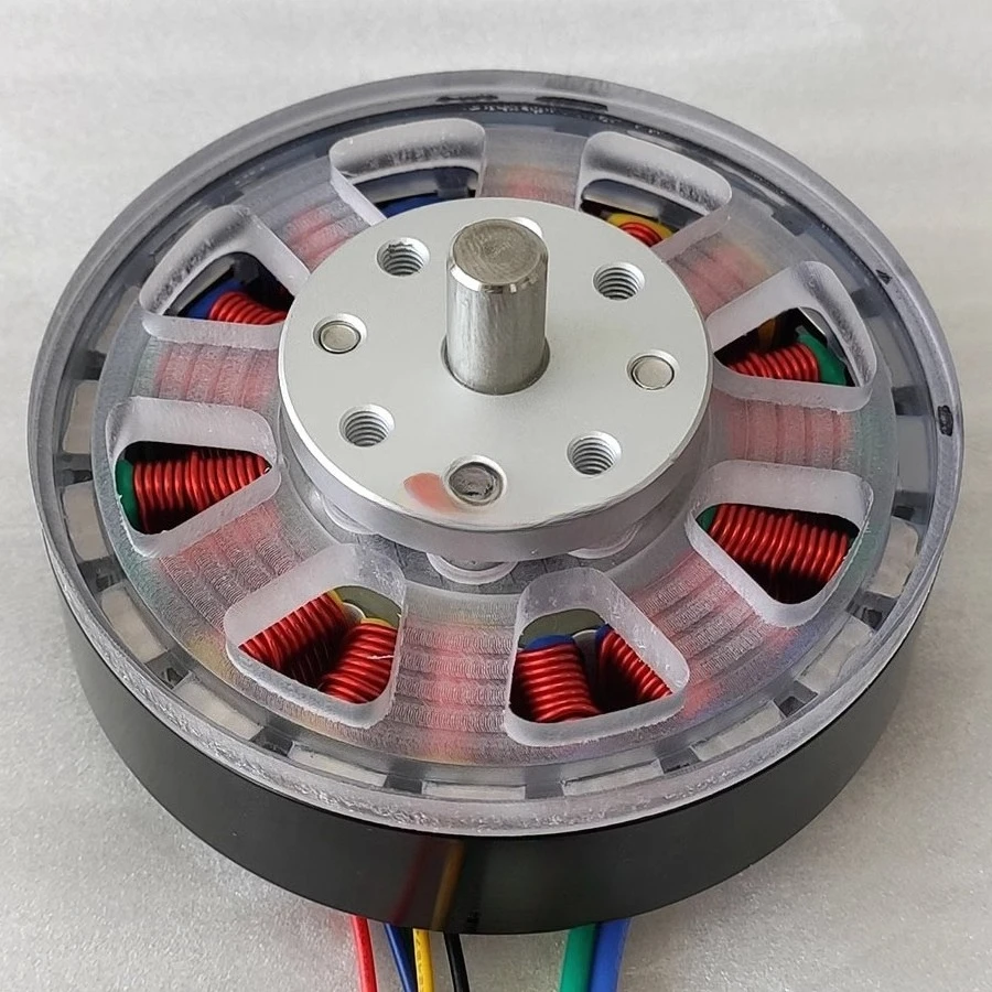 

Disc Type Permanent Magnet Three-phase Brushless 100W 200W DC Motor 24V 36V 18N 20P DC